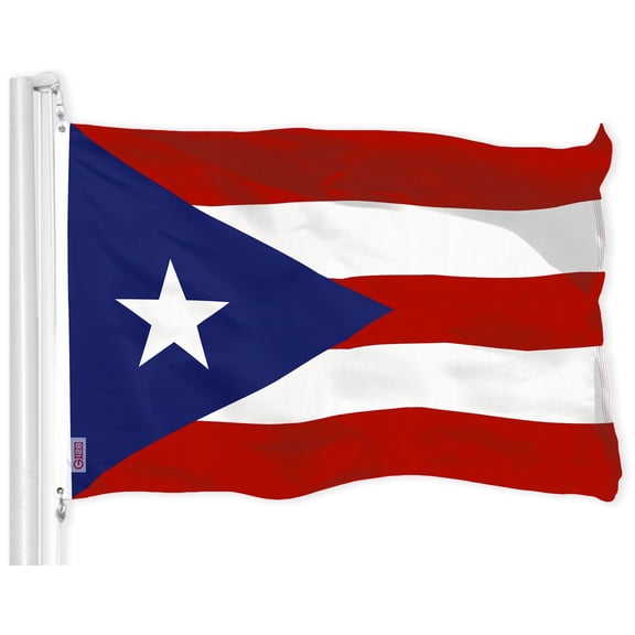 Puerto Rico Flag 3x5 ft | 150D Durable Polyester, Brass Grommets