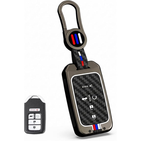 Key Fob Cover Compatible with Honda Accord Civic CR-V Ridgeline Pilot 2021-2026 Keychain Case Holder Protector,1