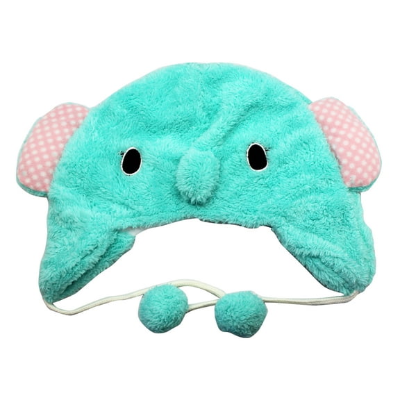 Blue Elephant Plush Hat ( Kid size )