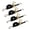Black, variant on Mega Cargo Control 4 pack Handle Ratchet Straps 1" x 6' Motorcycle Tie Down Straps with S Hooks for Bike, Boat, Utility Use, 833 lbs Wll, Red