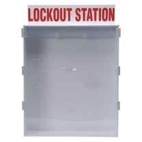 Brady Lockout Station, Unfilled, Red/White 50996