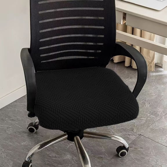 Office Chair Seat Cover, Washable Desk Chair Slipcover for Computer Chairs, Seat Protector for All Seasons