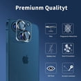 thumbnail image 5 of Rear Camera Lens HD Tempered Glass Protector for iPhone 13 / iPhone 13 Mini, 5 of 9