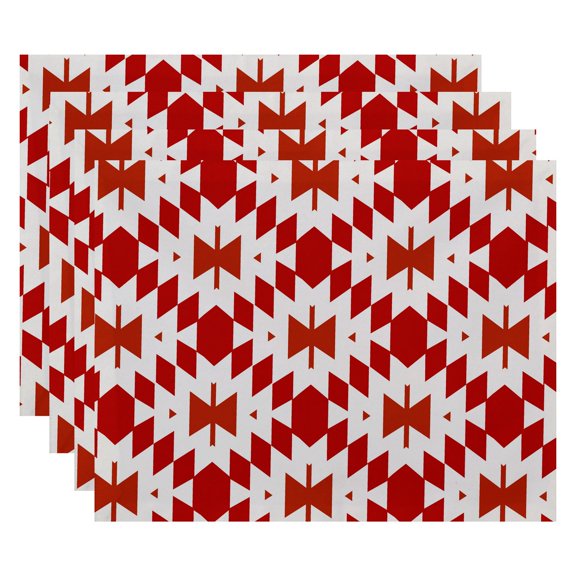 E by Design HH Revival Patna Placemat - Set of 4