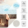 thumbnail image 4 of Rectangle Bath Rugs Plush Bathroom Carpet Mat Non Slip Bathroom Mats Elegant Christmas Scene, 4 of 5