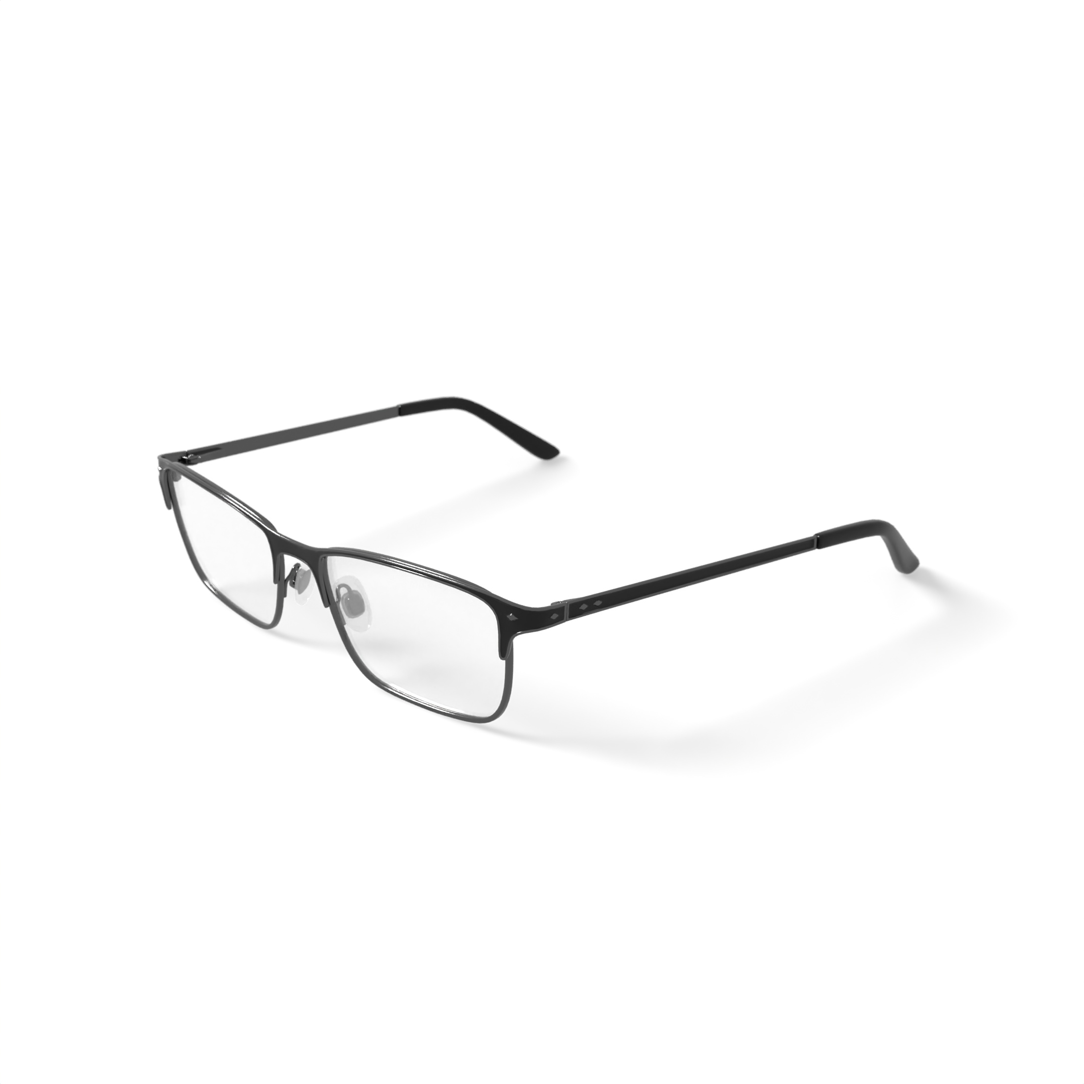 Walmart Men's Rx'able Eyeglasses, Mop51, Black, 52-15-140