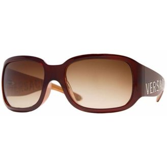 Versace Sunglasses VE2258 10027J 45mm White / Dark Brown  display picture 2