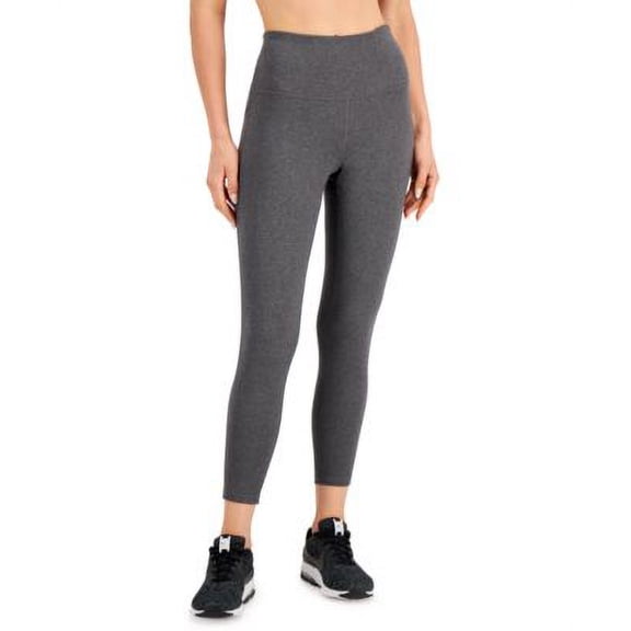 ID Ideology Womens Essentials Sweat Set 7/8 Length Leggings Deep Charcoal PS