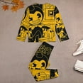 thumbnail image 4 of Bendy And The Ink Machine Little Big Bo-ys Gi-rls Pajamas Set Long Sleeve Ki-ds PJs Sleepwear, 4 of 8