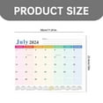 thumbnail image 2 of Home Calendar, Ongmies Calendar 2024 2025 12X10 Inch Calendar Runs From July 2024 Dec 2025 18 Monthly Refrigerator Calendar with Colorful Design and Thick Paper, Calendar, 1* Calendar, 2 of 7