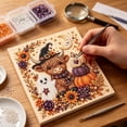 thumbnail image 5 of SUYOLL Halloween Pearl Art DIY Kit Cute 3D Diamond Painting For Adults Beginner Friendly Halloween Decor Seasonal And Party Craft Project Kit, 5 of 7