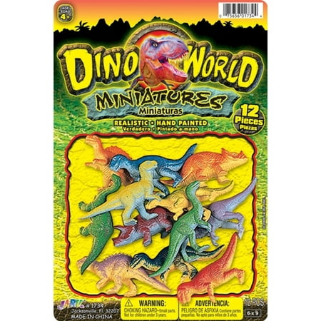 Dino World Dino Miniatures Hand Painted Figures 12 Piece