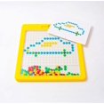 thumbnail image 3 of Tablero de dibujo magnético para niños, tablero magnético grande para niños Tablero magnético de dibujo con puntos magnéticos con cuentas de bolígrafo magnético 26*26*2,3 cm, 3 of 5