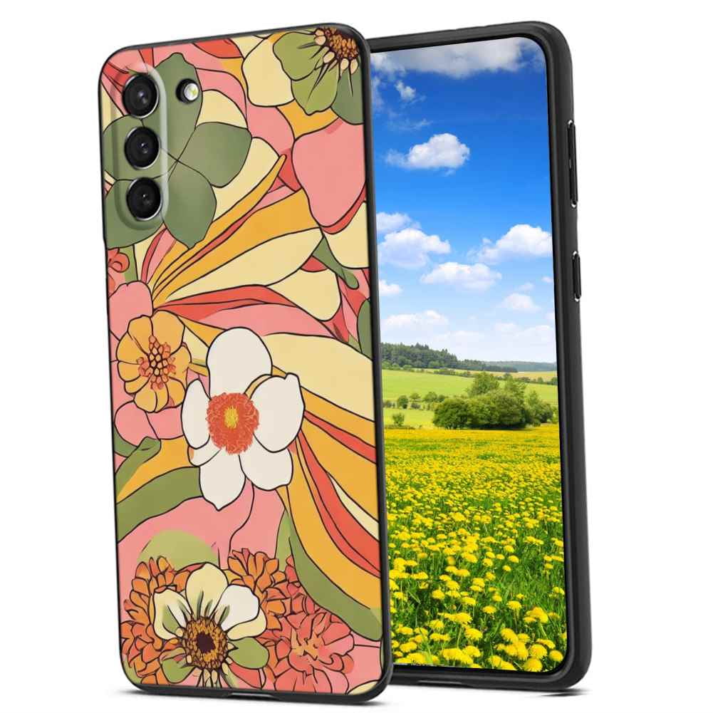 Compatible with Samsung Galaxy S21 FE Phone Case, Flower-25 Case ...