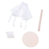 WEUVEB 1Set Portable White Tiny House Tent Creative Drawing Design for Indoor Use