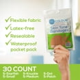 thumbnail image 4 of TruColour Skin Tone Bandages, Flexible Fabric, Assorted Shapes - Olive, 30 Count, 1 Pack, 4 of 9