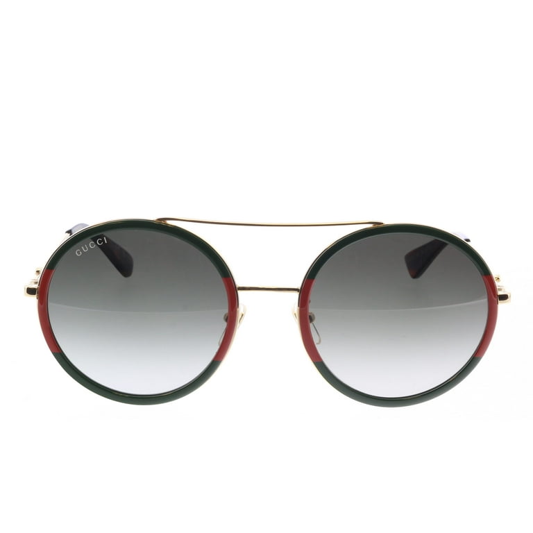 Gucci Women's Round Sunglasses GG0061S 003 - UV Protection Fashion