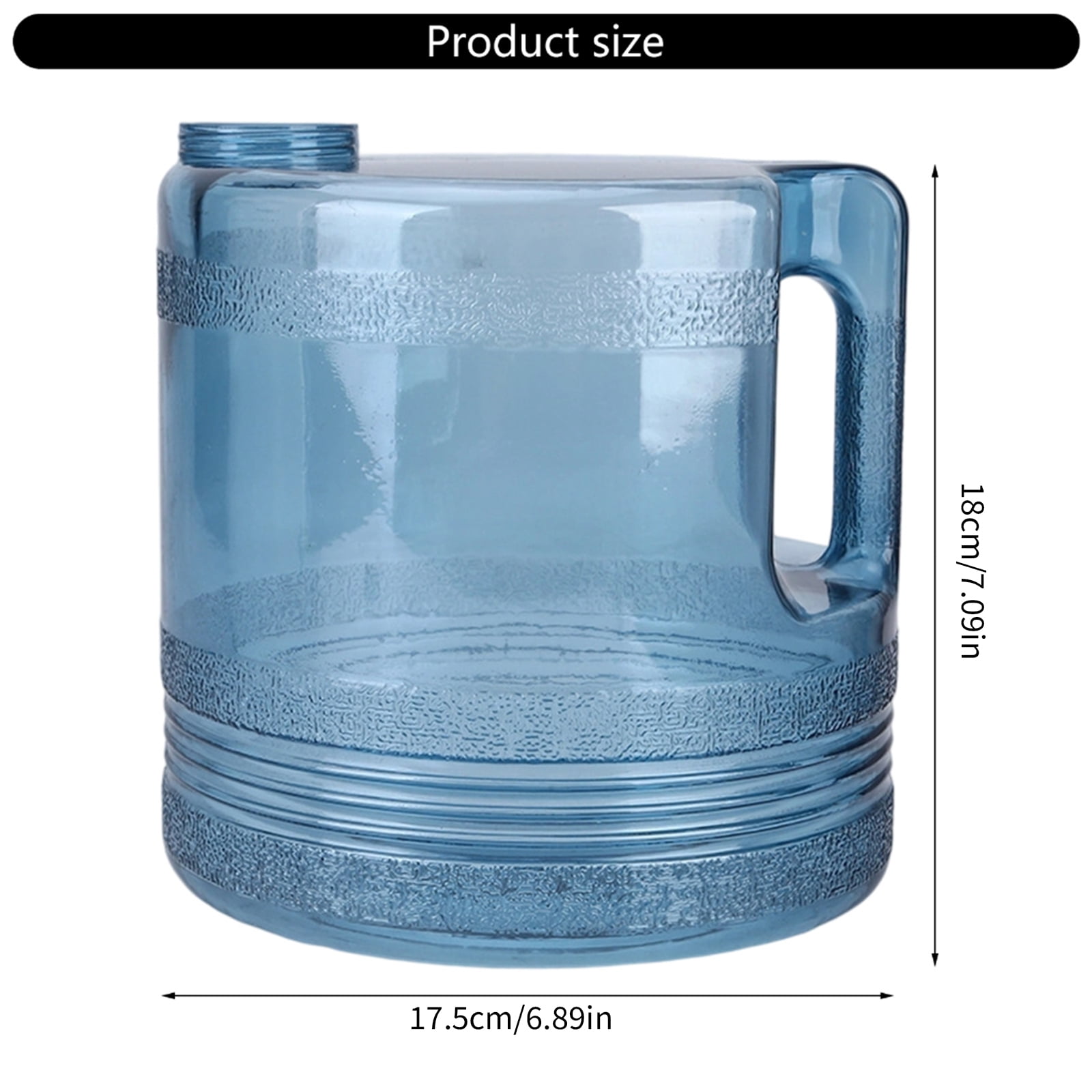 4L Distilled Water Collector with Handle, Easy Install Storage Container for Countertop Distillers & Beauty Use