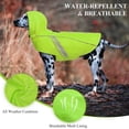 thumbnail image 2 of Chubasquero para perros VIVAGLORY para perros grandes, chaleco reflectante de seguridad, 2 of 7