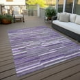 thumbnail image 6 of Addison Rugs Chantille Indoor/Outdoor Transitional Stripes Purple Washable Rectangle Rug, 5' x 7'6", 6 of 6