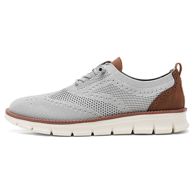 Zapatillas de vestir de malla para hombre Zapatillas de deporte de moda transpirables Zapatos de negocios cómodos
