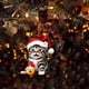 thumbnail image 5 of Colgante de coche de Navidad para gatos - Decoración colgante festiva para espejo retrovisor, mochila y hogar, adorno navideño rojo y verde, 5 of 8
