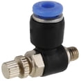 thumbnail image 1 of OD 4mm Tube SL4-M5 Pneumatic Air flow Regulator Throttle Valve Speed Control Valve Tube Water Hose Fittings Quick Connector(20Pcs), 1 of 7