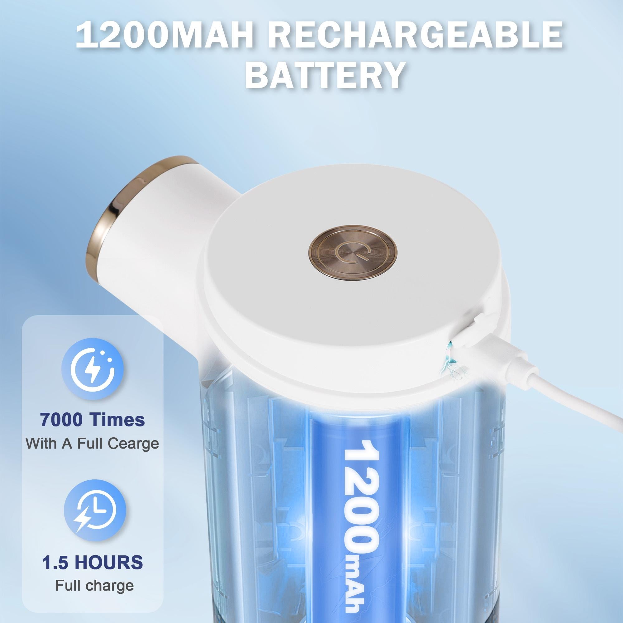 LUXMO Automatic Liquid Soap Dispenser, 3 Levels Adjustable Soap Dispenser Bathroom, 10.1OZ/300ml Automatic Soap Dispenser Touchless, USB Rechargeable Touchless Soap Dispenser for Bathroom, Kitchen
