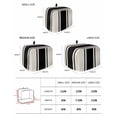 thumbnail image 2 of Black Vintage Toaster Cover 4 Slice, Large Kitchen Appliance Covers, Geometric Stripes Simple Lines Toaster Oven Cover with Loop, Bread Machine Cover Polyester Dust Cover Protection, 2 of 4