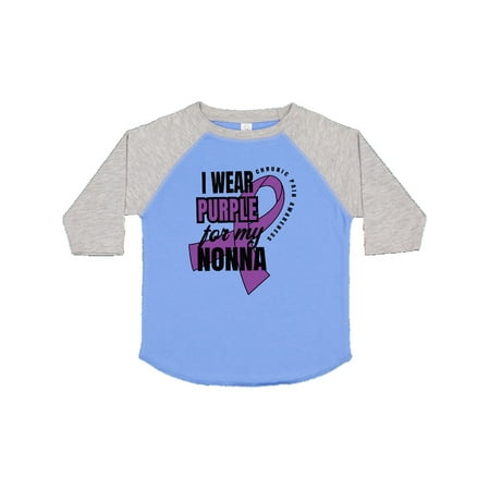 

Inktastic Chronic Pain I Wear Purple For My Nonna Gift Toddler Boy or Toddler Girl T-Shirt
