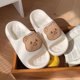 thumbnail image 4 of Zapatillas suaves de oso para hombre y mujer, sandalias antideslizantes con sensación de corazón de eva, para parejas, 4 of 6