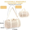 thumbnail image 2 of Bolsa de lona Bluboon para niñas y niños, bonita para gimnasio, con compartimento para zapatos, 2 of 8