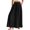 Black, variant on WTOBBY Women's Solid Color High Waist Wide Leg Palazzo Pants Casual Flowy with Pocket,Beach Trousers Designed for Simple Elegance, Clean Aesthetics and Sophisticated Casual Wear,Army Green L