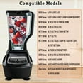 thumbnail image 4 of shiyou-Pour Spout Cover Replacement Compatible with Ninja Blender Lid 72oz, Spout Cover Lid Flap for Ninja Blender Square Top Pitcher, Fit for BL660 BL740 BL770 BL771 BL772, Ninja Blender Replacement, 4 of 4