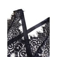 thumbnail image 5 of Arvbitana Women's Lace Lingerie Sleepwear Deep V-Neck Backless Sleeveless Romper Bodysuit, 5 of 10