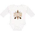 thumbnail image 3 of Inktastic Kayaking River is Calling Kayak Boys or Girls Long Sleeve Baby Bodysuit, 3 of 5