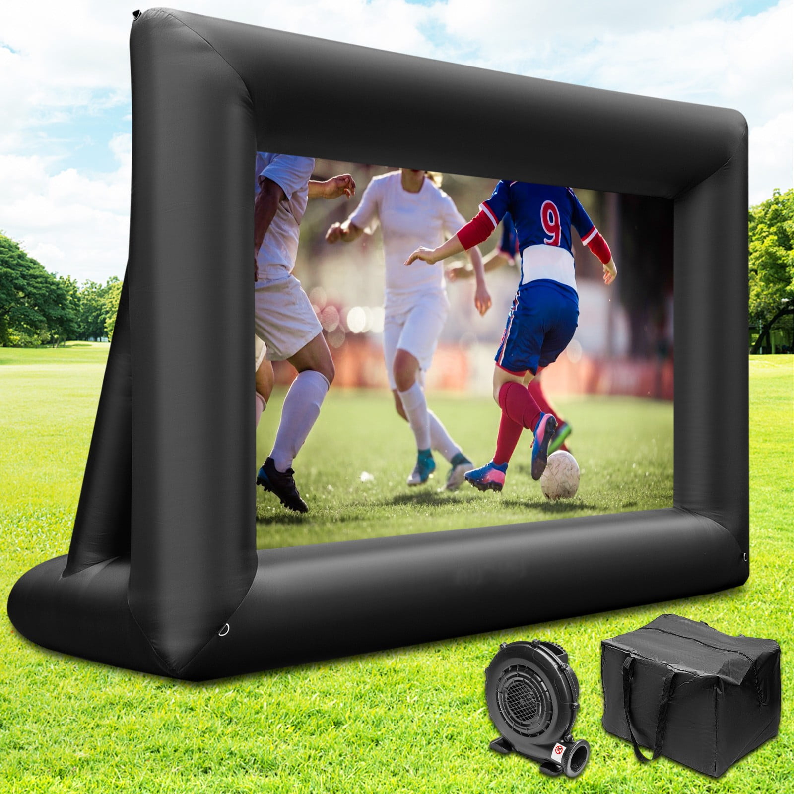 BENTISM Inflatable Movie Screen Inflatable Projector Screen 24 FT
