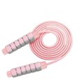 thumbnail image 2 of Cuerda para saltar de algodón ajustable, cuerda para saltar ponderada para mujeres, adultos y niños, ejercicio físico atlético, cuerda para saltar (rosa), 2 of 3