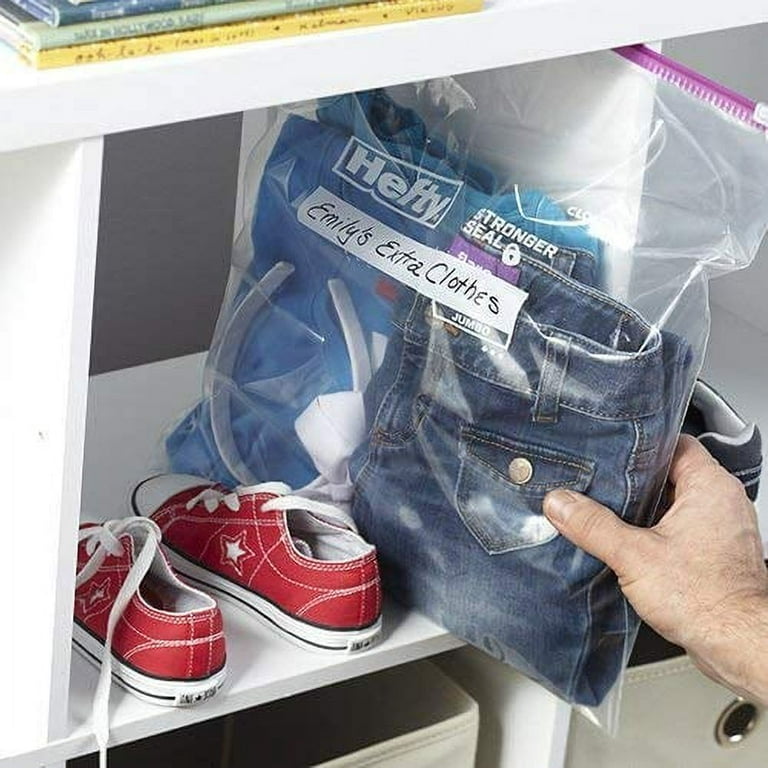  Hefty Slider Jumbo Storage Bags, 2.5 Gallon Size, 12 Count :  Health & Household