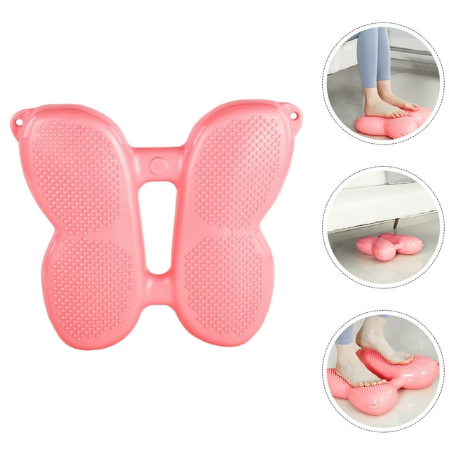 Phenofice Pink PVC Inflatable Stepper Exercise Machine 1Set for Home Fitness Stepper