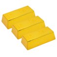 thumbnail image 1 of EeaseCA 3pcs Fake Gold Bar Bullion Stage Performance Gold Bullion Prop Decorations, 1 of 7