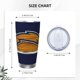 thumbnail image 4 of Taza térmica duradera de acero inoxidable 304 con tapa y pajita con temática del equipo de fútbol de los Chargers Taza térmica de acero inoxidable de 20 oz Taza para automóvil Adecuada para bebidas, 4 of 8