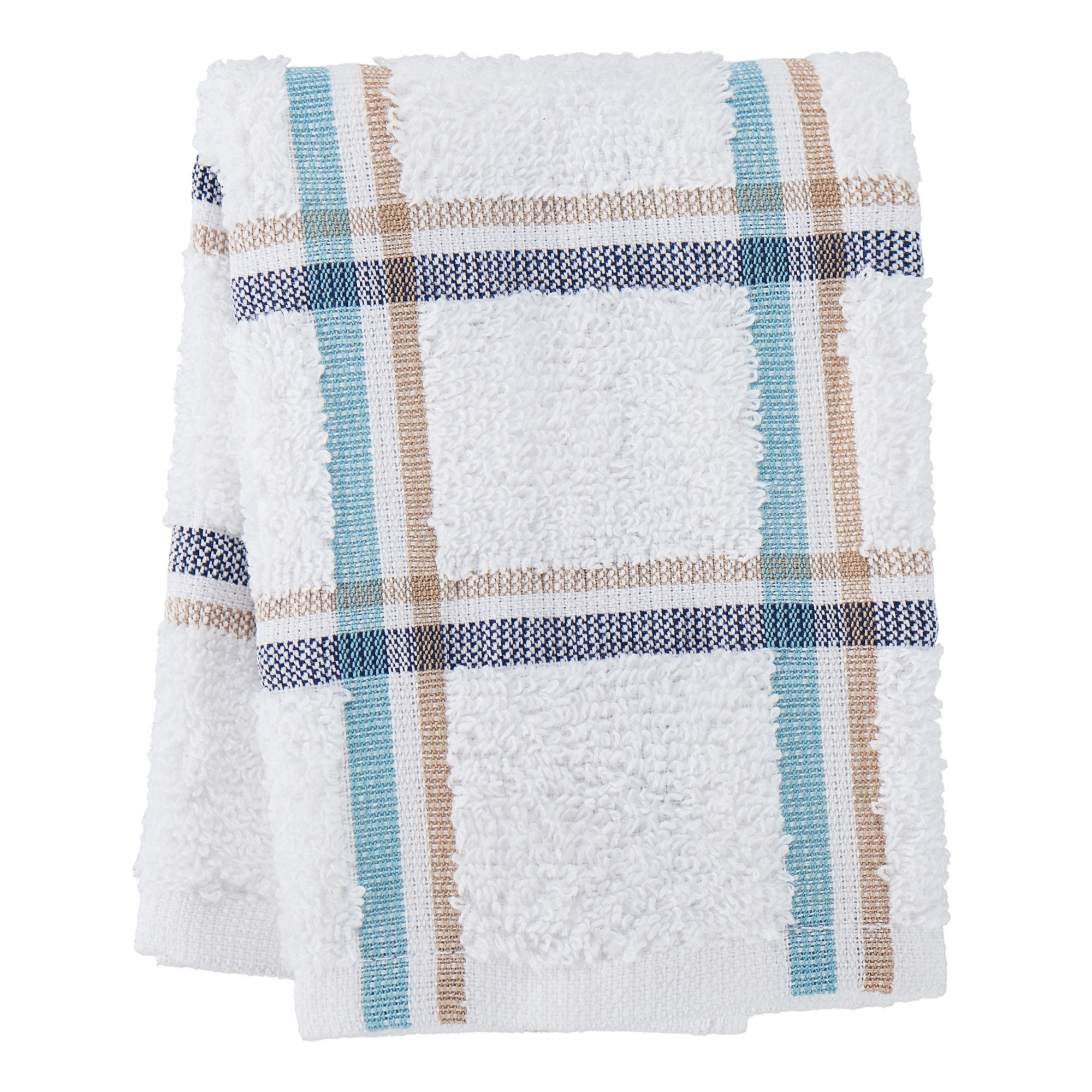 Mainstays 4-Pack 16”x26” Woven Kitchen Towel Set, Grey Flannel