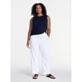 thumbnail image 2 of Time and Tru Women's High Rise Drapey Barrel Jeans, 28" Inseam, Sizes XS-XXXL, 2 of 6