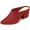 Red, variant on BLISSFUL STEP Women's Slides Block High Heels Slip on Pointed Toe Slide Mules Black 7