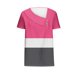 thumbnail image 4 of Camisetas de Manga Corta para las Mujeres a Cuadros Impreso Botón Casual Camiseta, Camisetas de Mujer Casual para Primavera Verano, 4 of 4