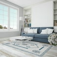 thumbnail image 1 of Casavani Indigo Rug Living Room Floor Carpet, Blue 2x3 feet, 1 of 6
