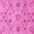 thumbnail image 1 of Ahgly Company Indoor Square Abstract Pink Modern Area Rugs, 6' Square, 1 of 4