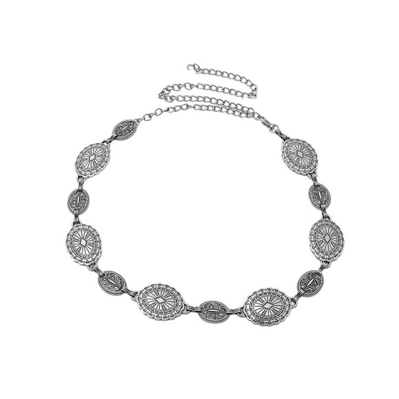 Dalazy Wear-resistant Extended Waist Chain Fashionable And Exquisite Fashionable And Flexible Silver Chain Silver Carving