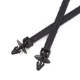 thumbnail image 4 of 20 piezas de bridas de plástico ajustables de 8 mm x 175 mm, sujetadores de cable de alambre negros, 4 of 4